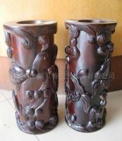 厂价销售越南红木笔筒 高品质红木工艺品供应